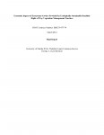 Document titled "Economic Impact of Economic Justice Initiatives in Promoting Sustainable Economic Rights: A Legislative Management Perspective," authored by students at the University of North Florida, showcasing research on economic justice and sustainability.