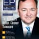 Cover of Electric Perspectives magazine featuring Barry Perry, highlighting the theme "The Link to A Better, Cleaner Tomorrow" with articles on industry transformation and the future of the electric power industry.