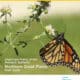 Monarch butterfly perched on a flowering plant, featured in the USDA's guide on important plants for the Monarch Butterfly in the Northern Great Plains. The image highlights the significance of native flora for butterfly conservation.