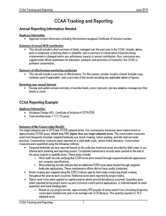 Thumbnail for the CCAA Annual Reporting Example. Click the thumbnail to open this tool in a new window.