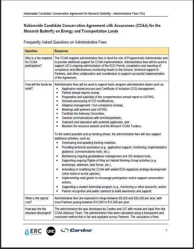 Thumbnail to Administrative fee frequently asked questions. Opens link to a new tab.