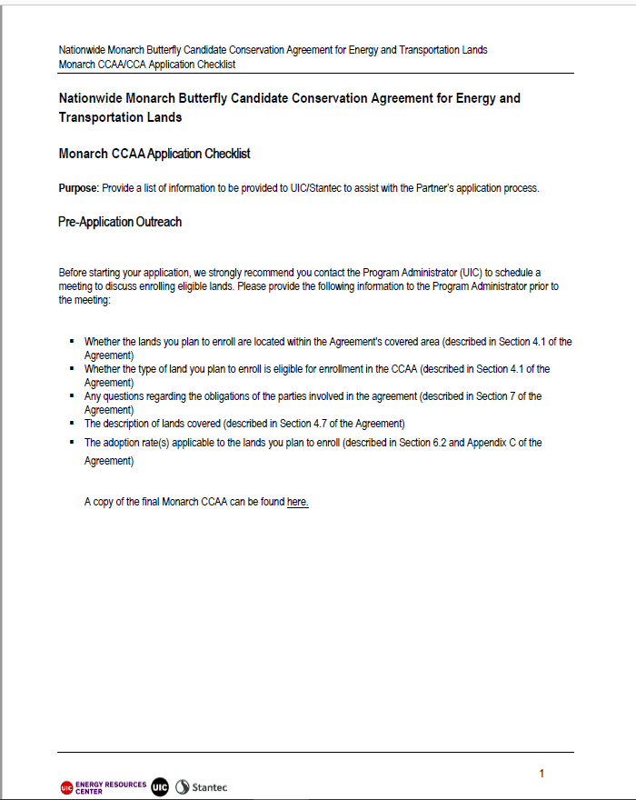 Thumbnail for CCAA Application Checklist. Opens link in a new tab