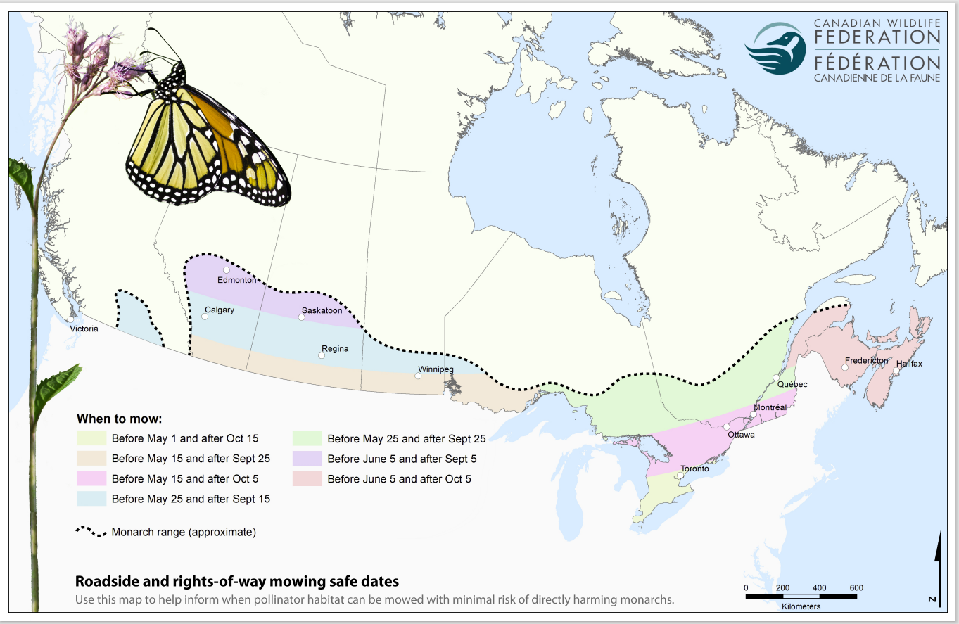 Canadian Roadside and Rights-of-Way Mowing Safe Dates - Rights-of-Way ...