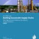 Image of the WHC white paper titled "Building Sustainable Supply Chains," featuring a colorful rainbow over the Solvay Rhodia Paulinia plant, which is located within the Brazilian Atlantic Forest. The document discusses how nature-based solutions can mitigate operational risks in supply chains and is sponsored by Ramboll.