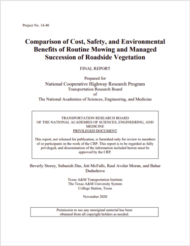 Final report titled 
