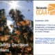 A vibrant scene of Monarch butterflies in flight among trees, highlighting the Monarch CCAA program's focus on conservation and sustainability. The image accompanies information about the program administered by the Sustainable Landscapes Program at the University of Illinois Chicago, emphasizing the importance of Monarch butterflies and their habitat.
