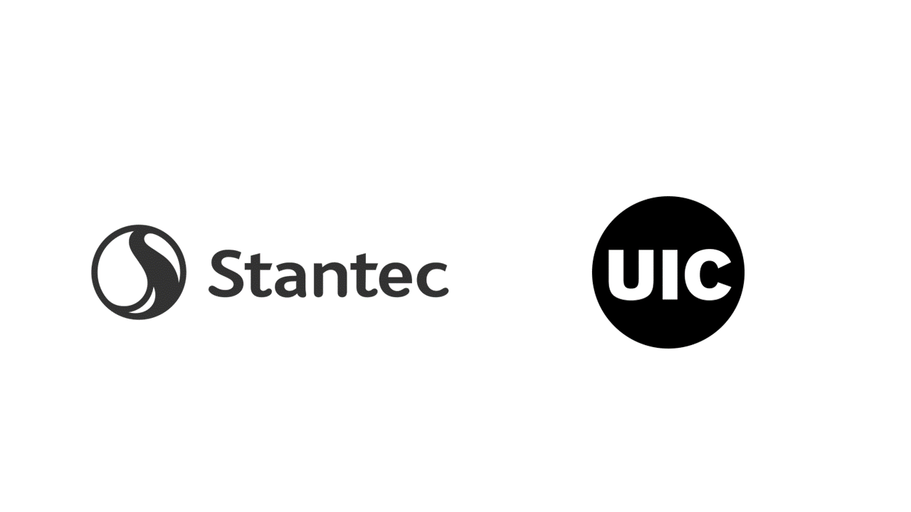 The UIC and Stantec logos.