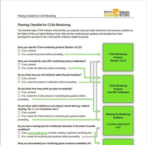 Thumbnail for Planning Checklist for CCAA Monitoring. Click the thumbnail to open the tool in a new window.
