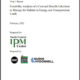 Year 1 Report on the feasibility analysis of a cost and benefit calculator for managing habitat on energy and transportation lands, prepared for the North Central IPM Center, February 2022. Includes logos of UIC, ROW HWG, and Burns & McDonnell.