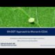 Alt text: Close-up image of a green leaf with a small insect, representing the MnDOT approach to Monarch CCAA, presented by Christopher E. Smith, Protected Species Program Coordinator, Office of Environmental Stewardship.
