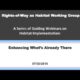 Webinar presentation slide for the Rights-of-Way as Habitat Working Group, titled 